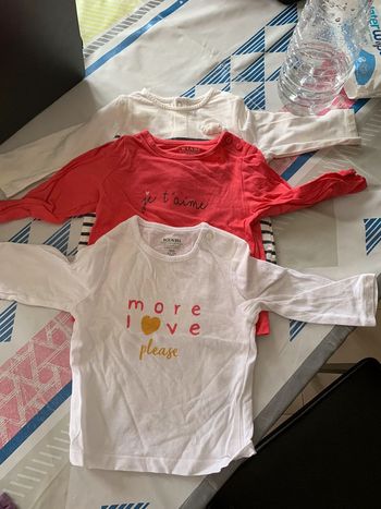 Lot 3 tee shirt manche longue