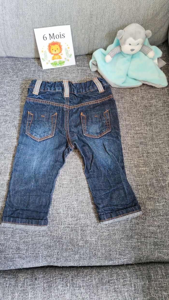 Pantalon jeans 6 mois - photo numéro 2