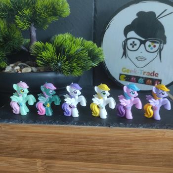 6 My Little Pony G4 blind bag Wave Lily Blossom Flitterheart Brezzy Sugar Grape