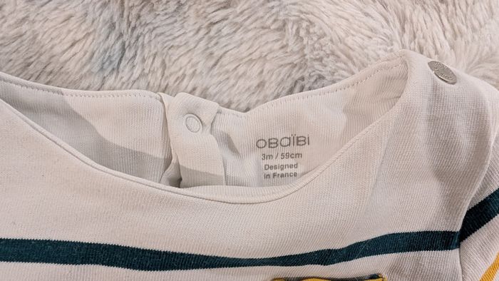 Pull fin Obaïbi taille 3 mois - photo numéro 3