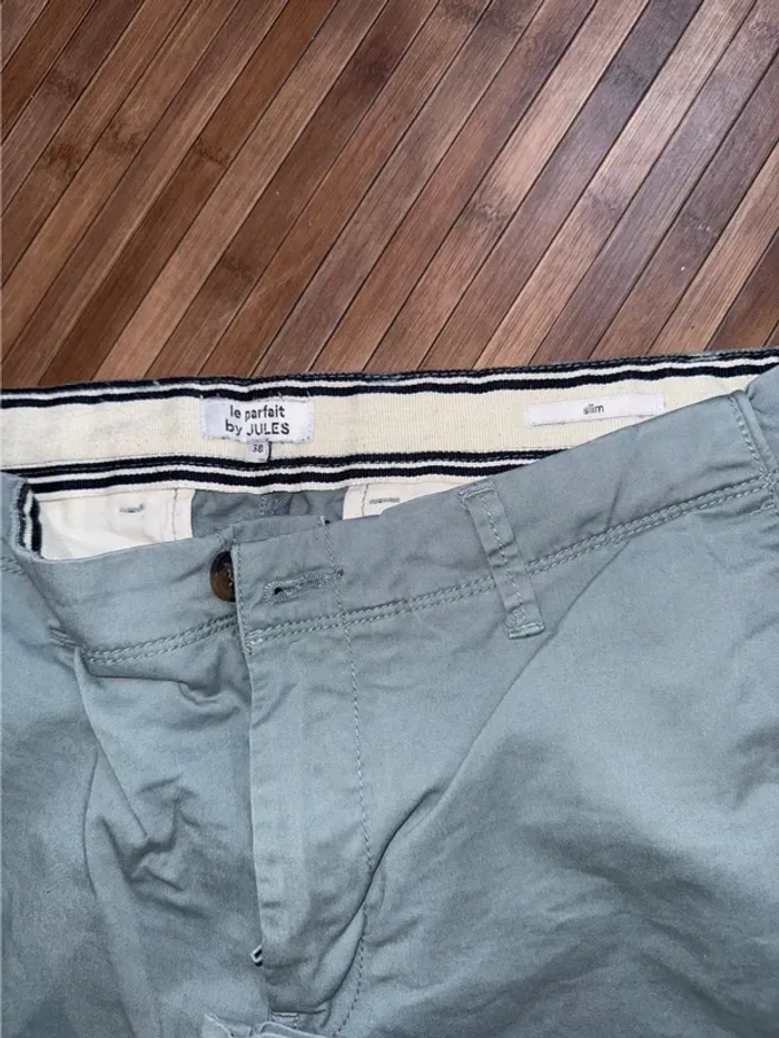 Chino Jules Taille 38 bleu clair - photo numéro 3