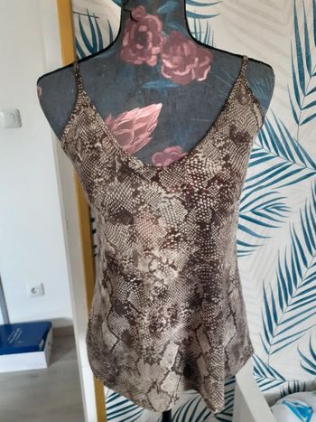 Debardeur imprimé python S