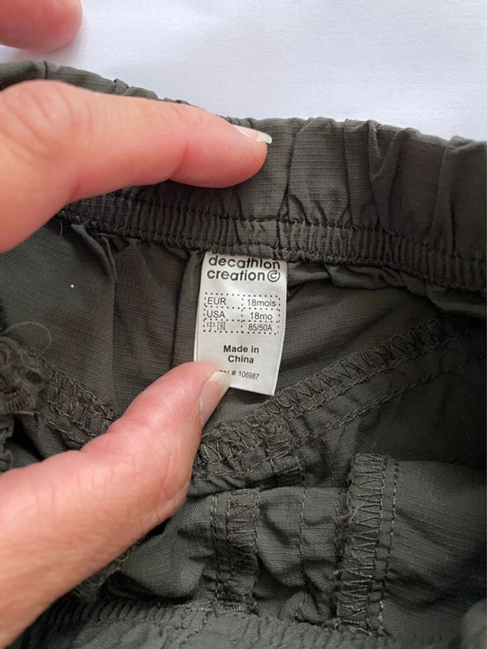 Lot 1 short neuf ajustable à la taille et 2 shorts TBE - Obaïbi, ZARA et autre - 18 mois - photo numéro 13