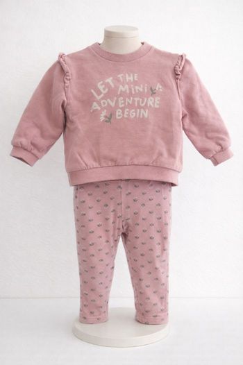 Ensemble bébé H&M rose – Taille 6 mois – TBE