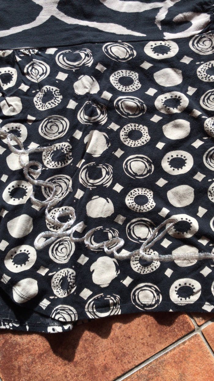Desigual jupe noir et blanc - photo numéro 2