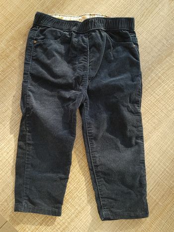 Pantalon velours fin Cyrillus petit 18 mois