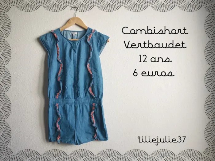 Combishort Vertbaudet 12 ans
