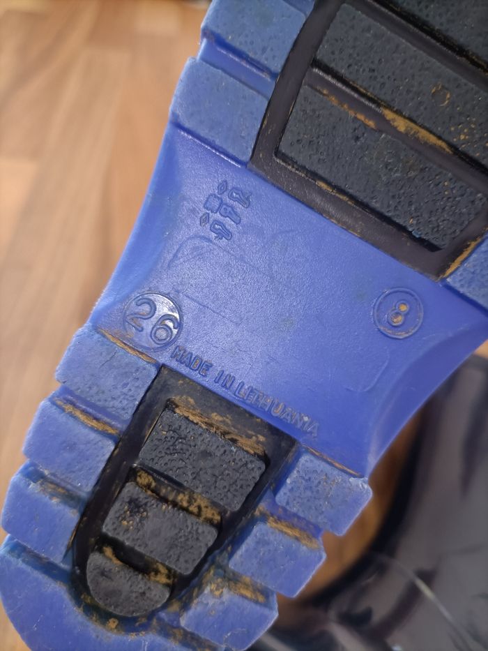 Bottes de pluie bleues marine et clair 26 - photo numéro 9