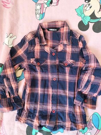 Chemisier à carreaux