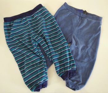 Lot 2 pantalons pyjamas bébé Lupilu 12 mois