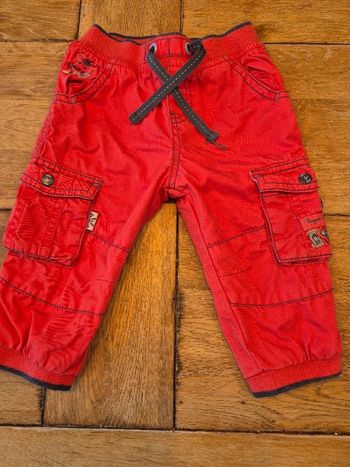 Pantallon rouge 9 mois sergent major
