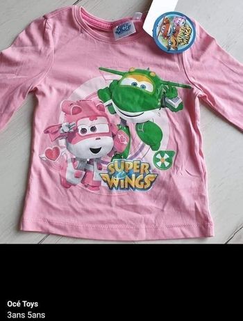 T shirt super wings 3ans