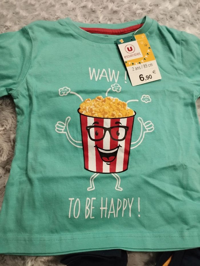 2 t-shirts manches longues neufs - photo numéro 4