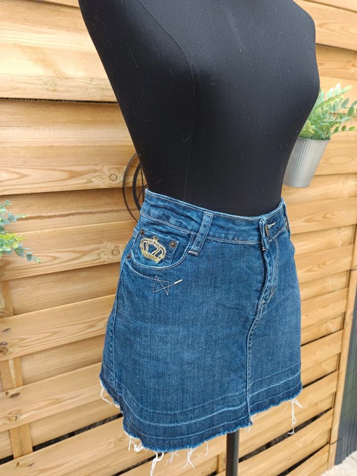 Mini jupe en jean taille 38 - photo numéro 2