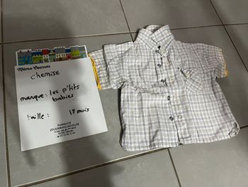 Chemise garçon 18 mois