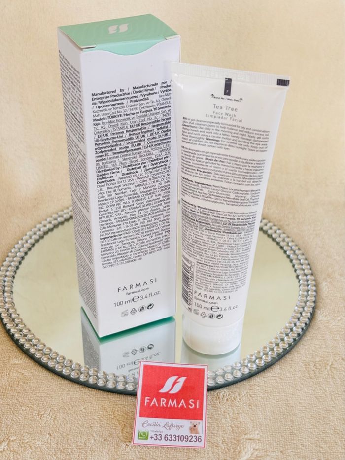 Gel nettoyant Facial Tea Tree Farmasi Dr. C Tuna - photo numéro 3