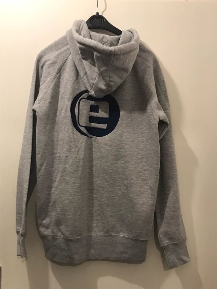 Veste payper capuche manches longues gris bleu taille M - photo numéro 2