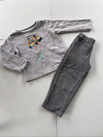 Pyjama velours 2 pièces vertbaudet taille 3 ans