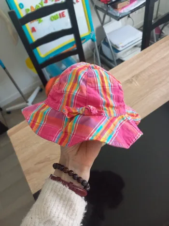 Chapeau bébé fille 1/6 mois