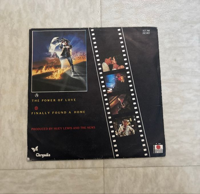 Vinyle 45 tours Huey Lewis and the news Retour vers le futur - photo numéro 3