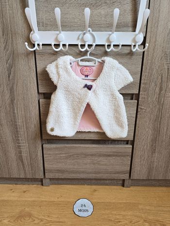 Vêtement Bébé Fille - Cardigan sans manches - Sergent Major - 24 mois 86 cm