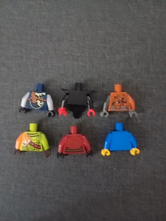 6 torses figurines lego - photo numéro 2