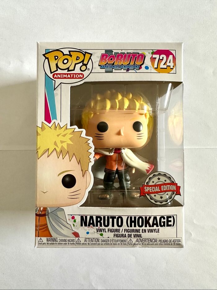 Figurine Funko Pop Naruto (Hokage) numéro 724 Boruto