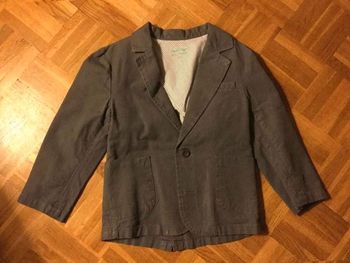 veste coton  gris fonce T  4A neuve