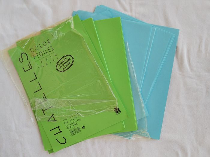 Papier couleur Papeterie 350 feuilles de couleur - photo numéro 2