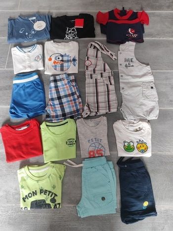 Lot vêtements en 6 mois