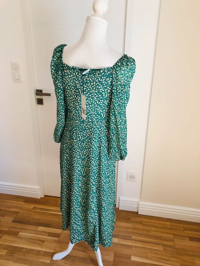 Robe d’été verte neuve Zara taille M/L - photo numéro 12
