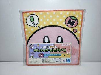 Towel Serviette Kirby Stars Comic & Friends Ichiban Kuji G 25X25 Cm