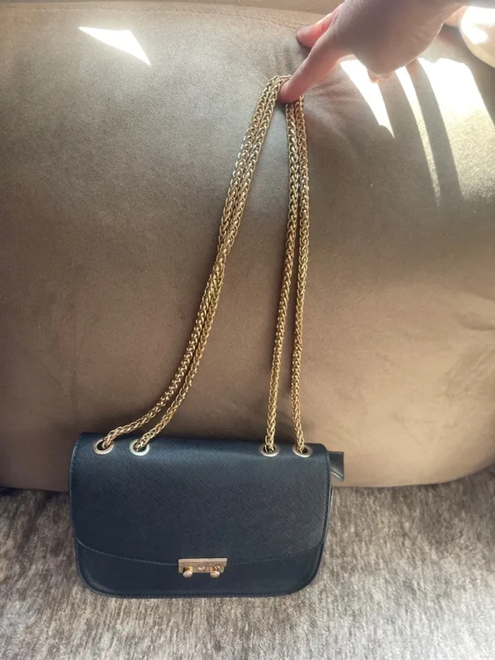 Sac à main lanière chaîne - photo numéro 2