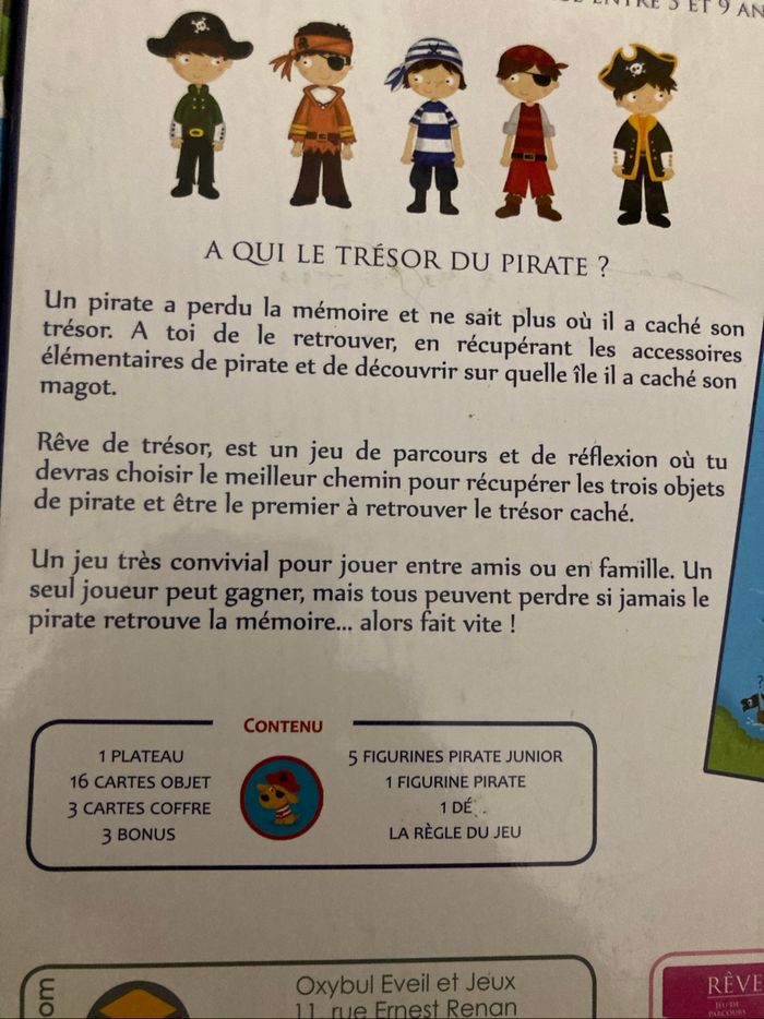 Jeu rêve de trésor Oxybul - photo numéro 6
