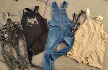 Lot salopettes bébé 18m