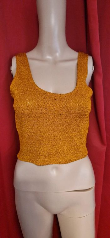 Croptop maille fine taille xs