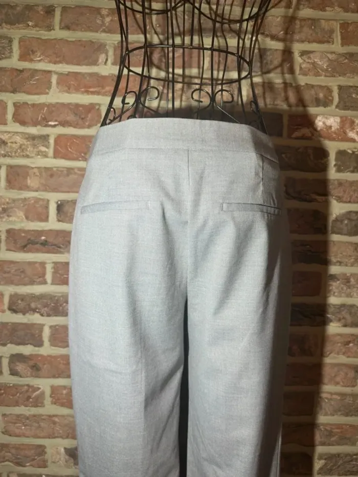 Pantalon droit gris clair Zara Basic Tail’e S / 36 - photo numéro 8