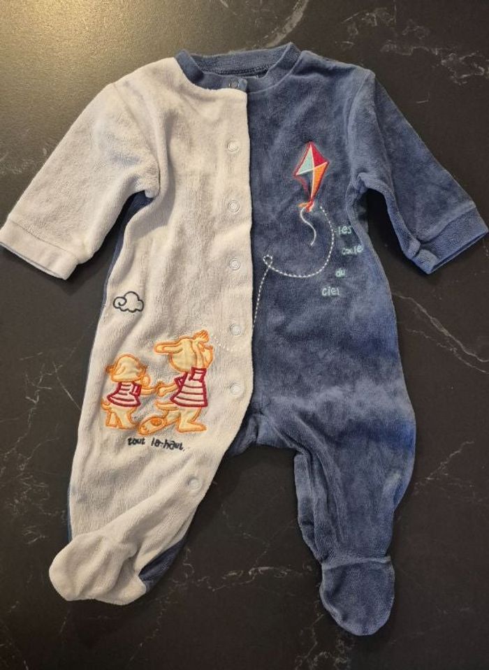 Pyjama velours 1 mois