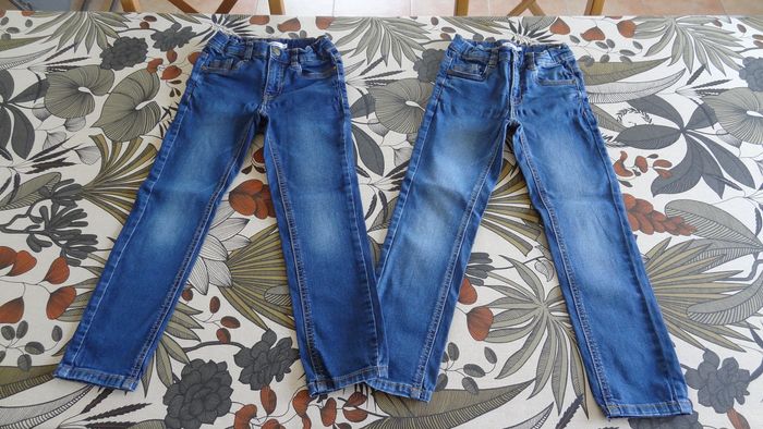 Lot 2 jeans slim garçon Gémo 7 ans - photo numéro 1