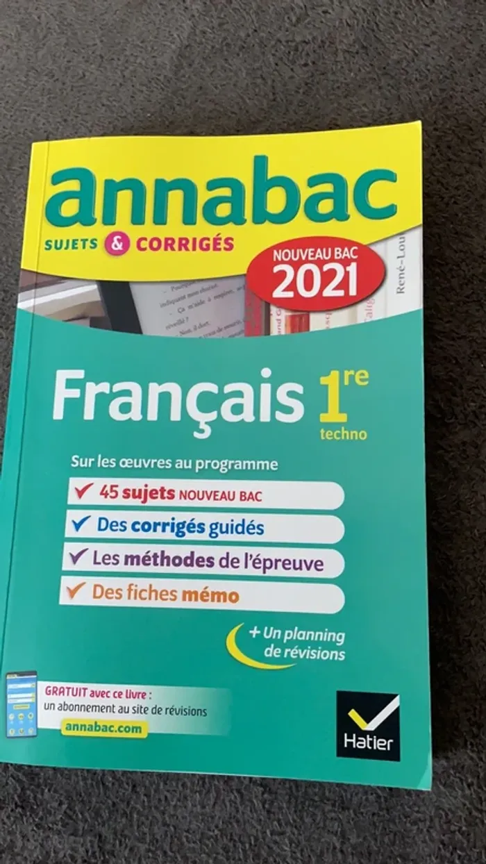 Lot Annales bac de français - photo numéro 6