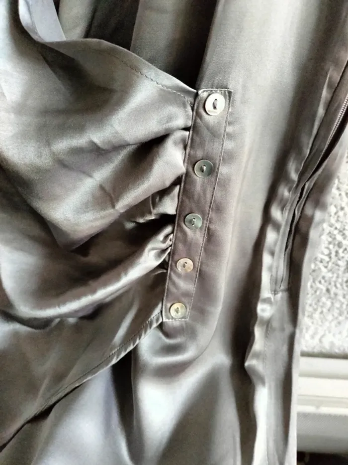 Robe en satin avec gilet les petites bombes - photo numéro 5
