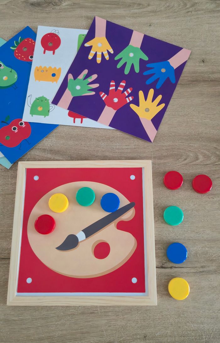 Jeu des couleurs aimanté Montessori - photo numéro 5