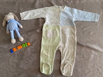 Pyjama velours 12 mois