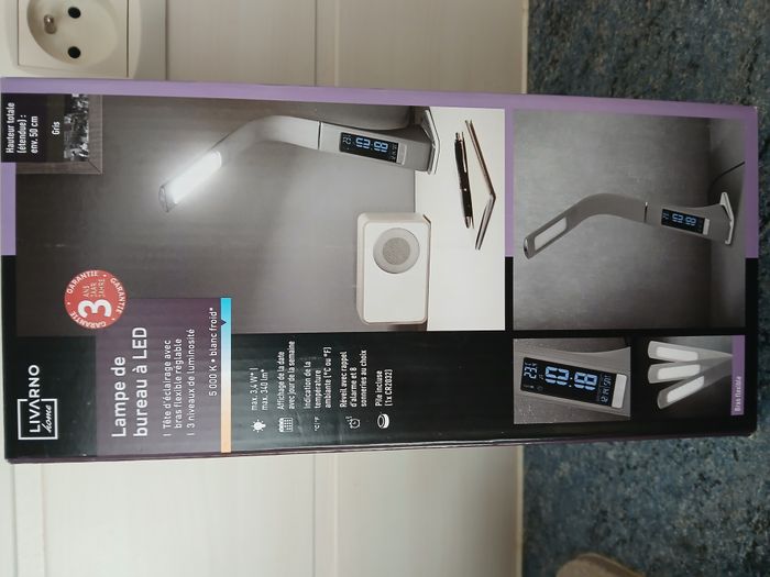 Lampe de bureau a led
