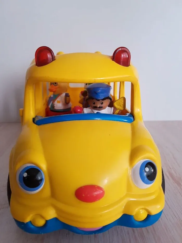 Bus scolaire musical jaune Little people de Fisher Price - photo numéro 6