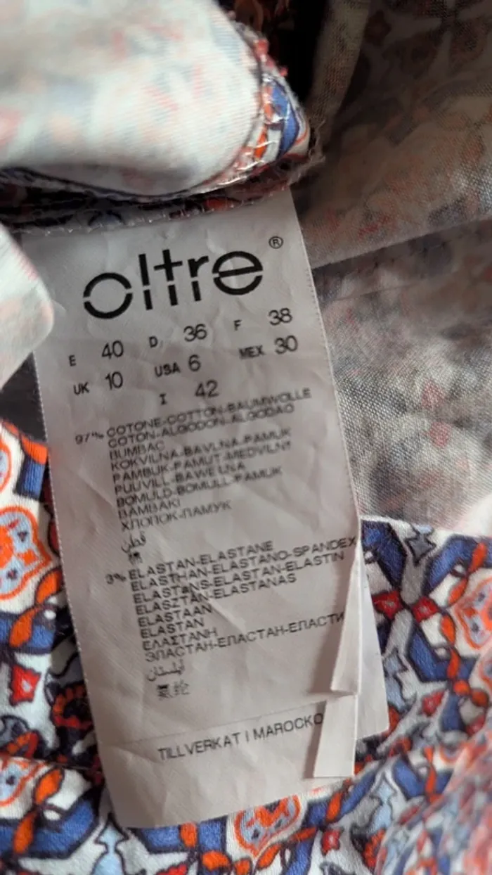 Pantalon en toile légère été Oltre S - photo numéro 7
