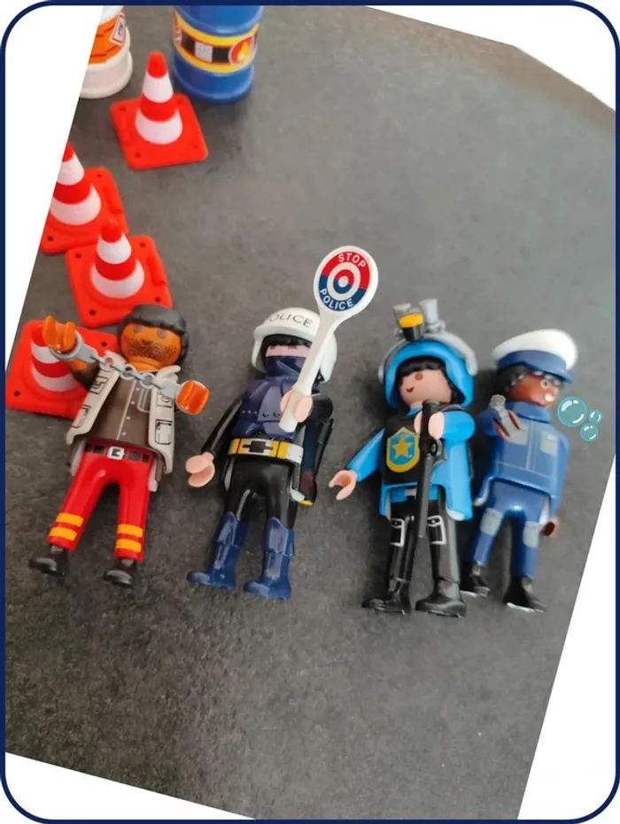 Lot playmobil/ pompier-police- voyou - photo numéro 6