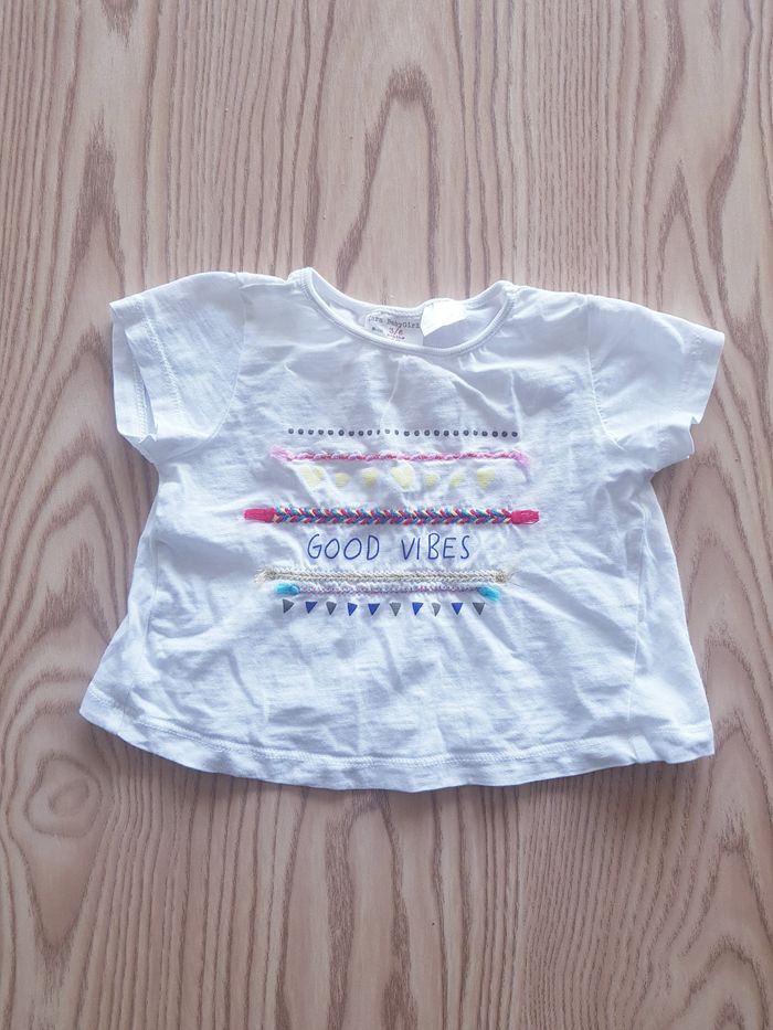 Zara - Tee-shirt à manches courtes