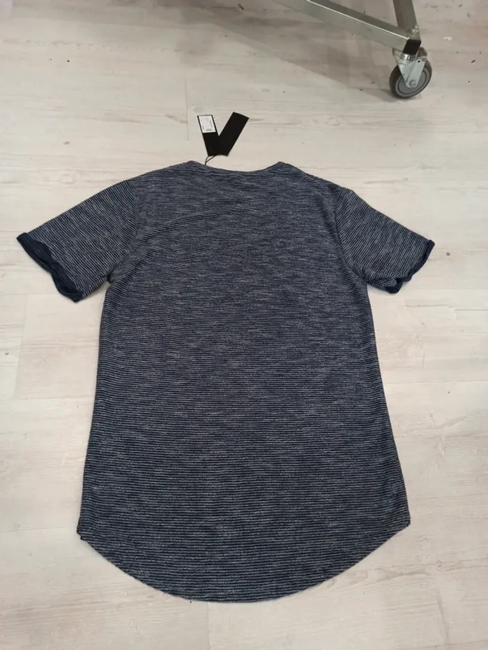 Tee shirt uni bleu marine homme xxl - photo numéro 3