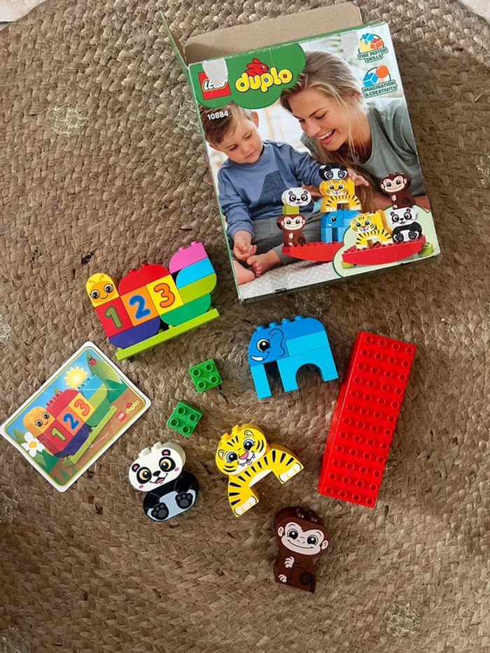 Jouet 🧸 Lot lego duplo chenille + animaux 10884